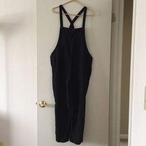 Urban Outfitters Shapeless Overalls | Black